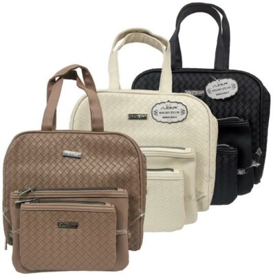 סט 3 תיקי איפור/רחצה