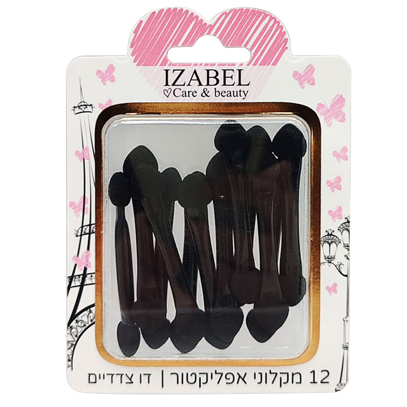 12 מקלוני אפליקטור דו צדדיים