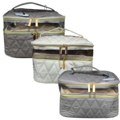 תיק איפור/ רחצה 2 קומות