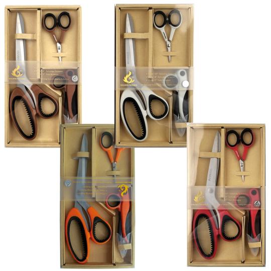 סט 3 זוגות מספריים בגדלים שונים